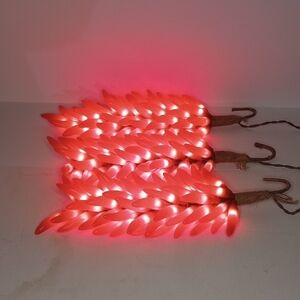 Red Chili Peppers String Lights Kitchen Decor